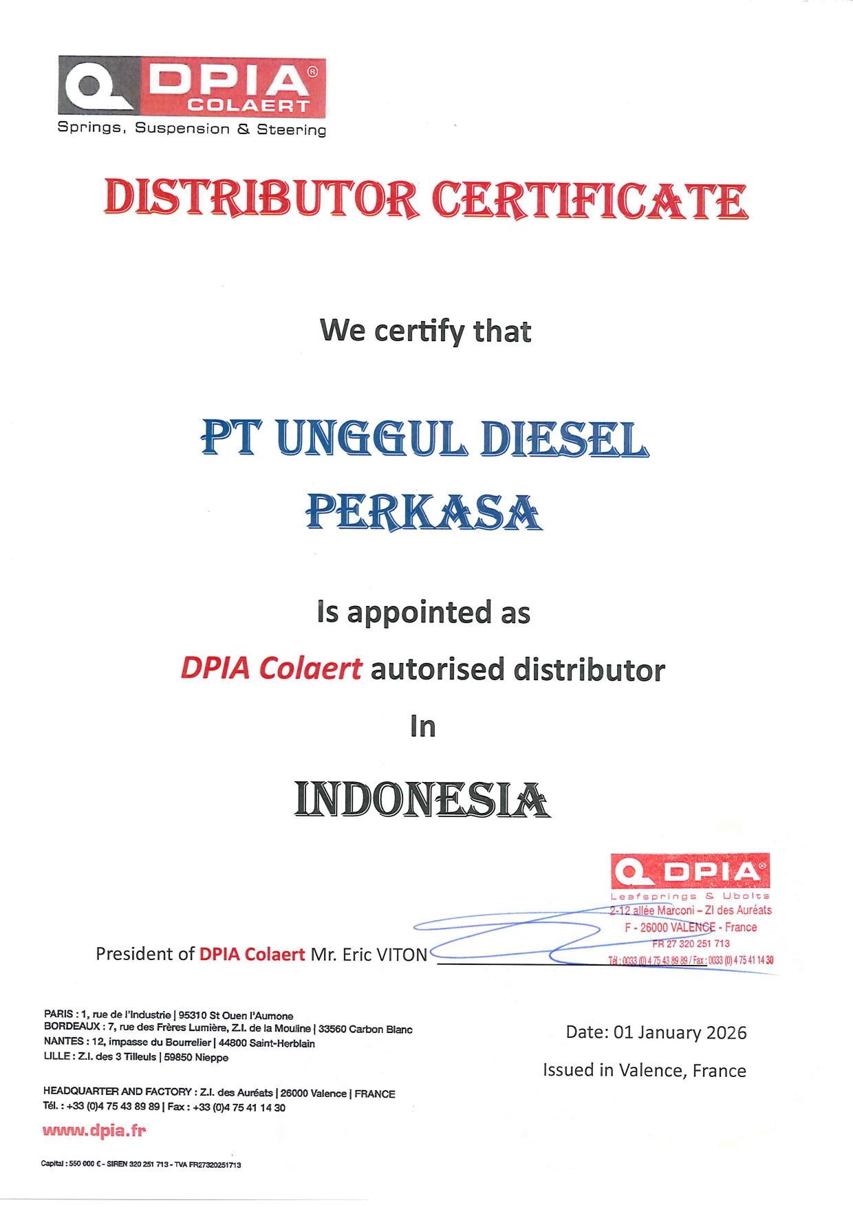 Authorized Distributor DPIA