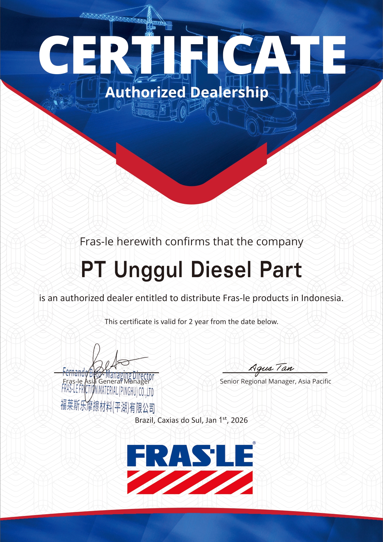Authorized Distributor Fras - Le